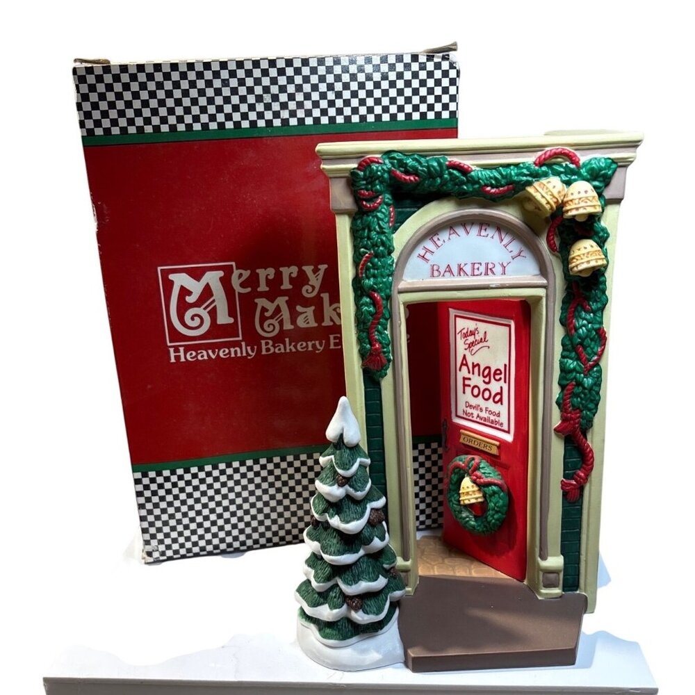 Merry Makers Heavenly Bakery Entrance Figurine Dept 56 Original Box
